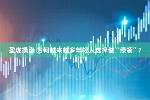 盈珑操盘 为何越来越多年轻人选择做“绿领”？