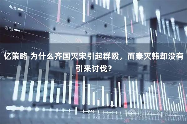 亿策略 为什么齐国灭宋引起群殴,而秦灭韩却没有引来讨伐?