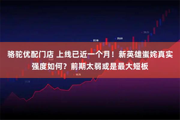 骆驼优配门店 上线已近一个月!新英雄蚩姹真实强度如何?前期太弱或是最大短板