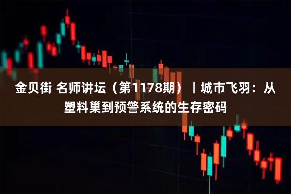 金贝街 名师讲坛(第1178期)丨城市飞羽:从塑料巢到预警系统的生存密码